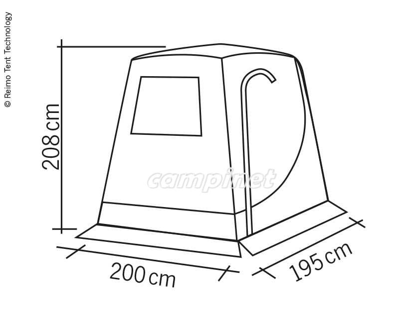 Tenda Traseira para VW T4 de 200x195cm - Image 3