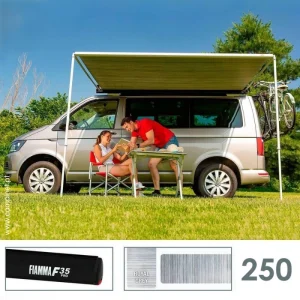 Toldo FIAMMA F35 PRO 250 Deep Black (Preto)