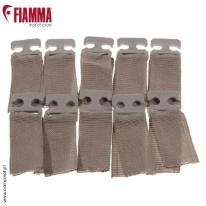 Kit 10 Ganchos Nylon P/ Lateral Fiamma