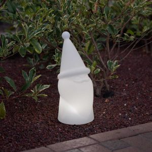 GNOMO DE JARDIM AMELIO COM ILUMINAÇÃO SOLAR