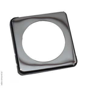 Aro Cromado Brilhante p/Tomada/Interruptor Classic