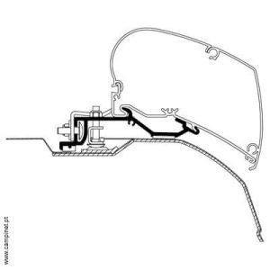 Adaptador Toldo Thule 6300 para Ducato/Jumper/Boxer L3/L4 – H2 > 2007