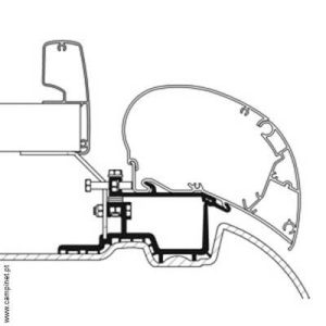 Adaptador Toldo Thule 6300 para Sprinter-VW Crafter > 2007