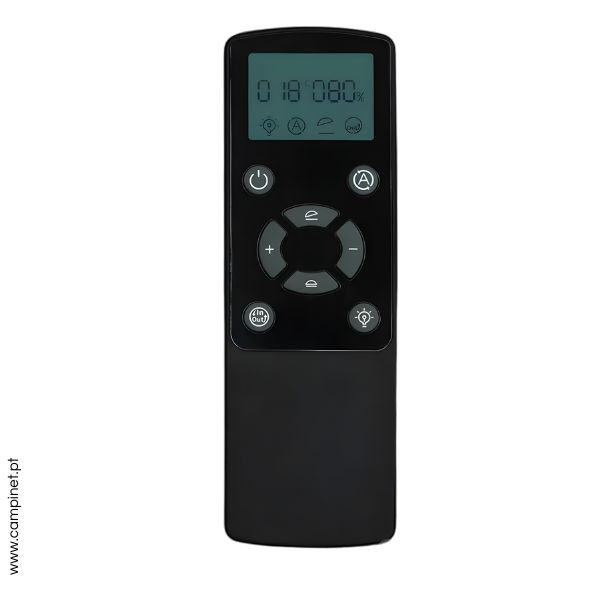 Claraboia PLUS FUN com Ventoinha – Preto (Tipo MaxxFan) - Image 9