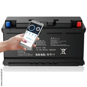 Bateria LiFePO4 12.8V – 200Ah Bluetooth (522x224x240MM)