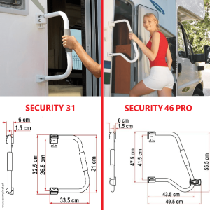 Asa de Segurança com Punho FIAMMA SECURITY