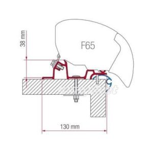 Kit Fixação FIAMMA Toldo F65 CARAVAN STANDART