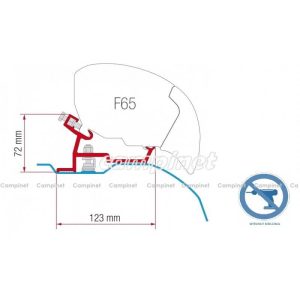 Kit de Fixação para Toldo F65 FIAT/CITROEN/PEUGEOT/H2/L4
