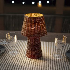 Candeeiro de mesa decorativo Lola 40 Nature