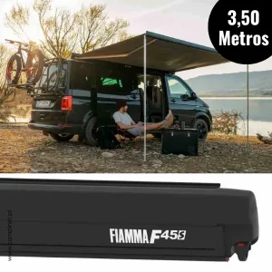Toldo FIAMMA F45S 3.50 m Deep Black (PRETO)
