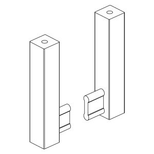 Suporte Fixação do Varão à Prateleira