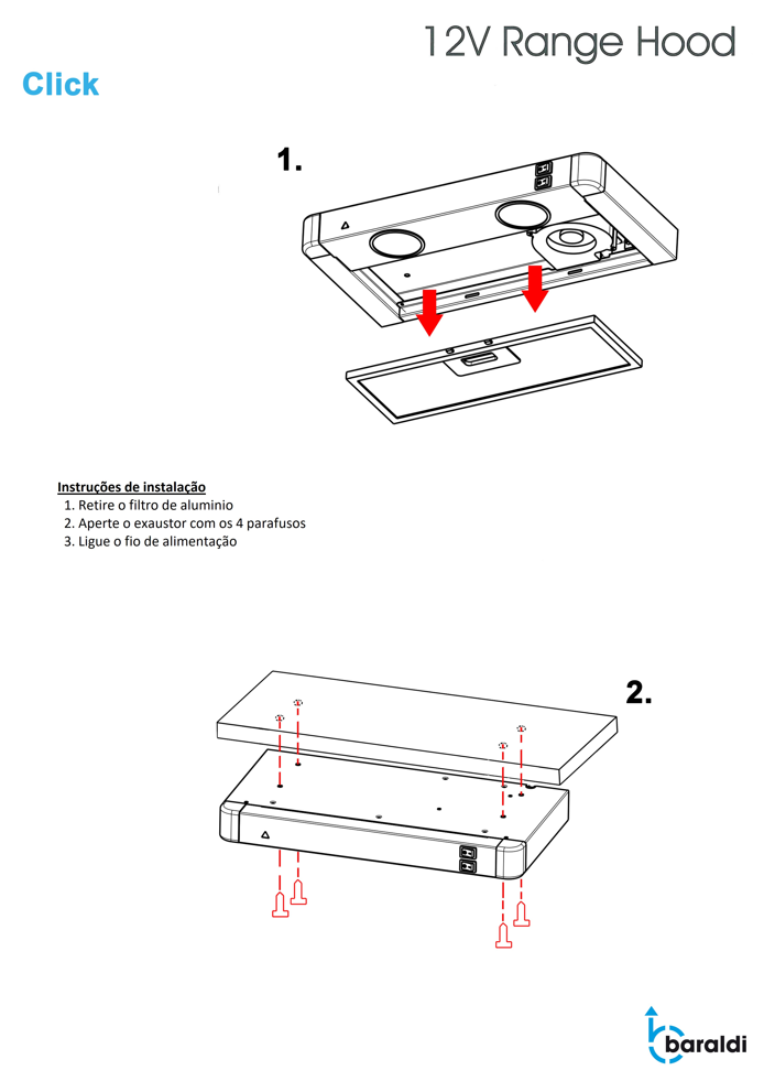 Exaustor 12V Click Baraldi - Image 4