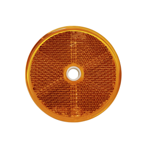 Refletor Redondo Laranja Ø60mm
