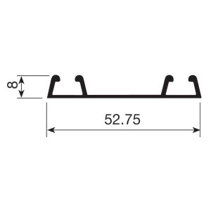 Calha Inferior Dupla para Junior 6 Indamatic