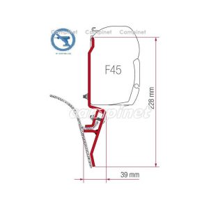 Kit Fixação para Toldo F45 VW T3