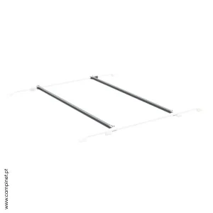 2 Barras de Alumínio Anodizado Thule
